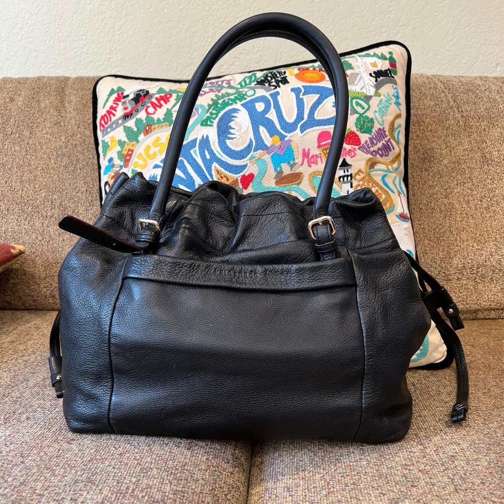 Gorgeous Black Kate Spade handbag leather